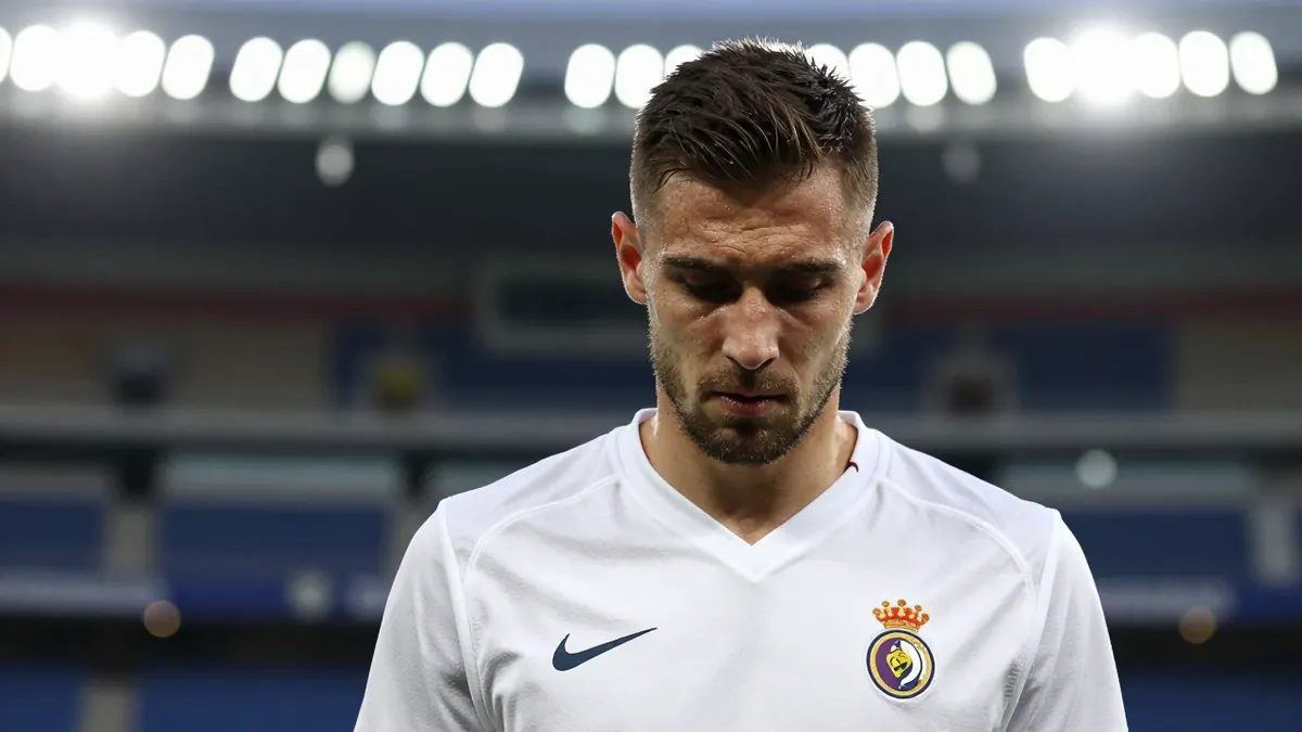 Málaga CF lost 3-0 at Real Madrid's Bernabéu, with Rafita the top-rated player (8) and Galilea the lowest (3), leaving...